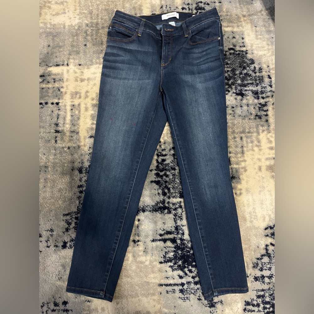 Skinnygirl Blue Skinny Jeans with Subtle Fading